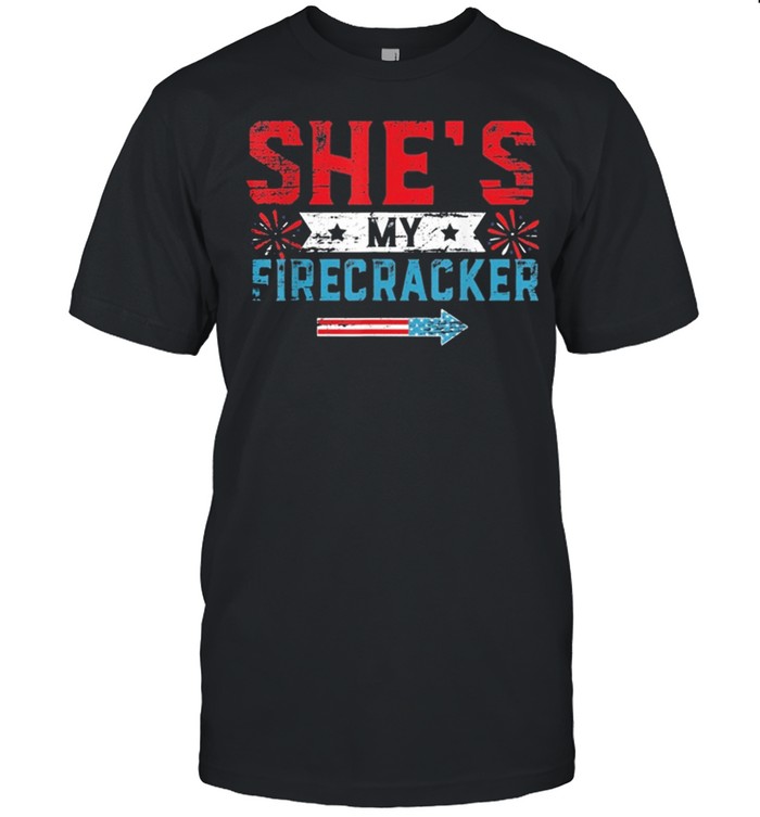Shes My Firecracker His And Hers 4th July Matching shirt