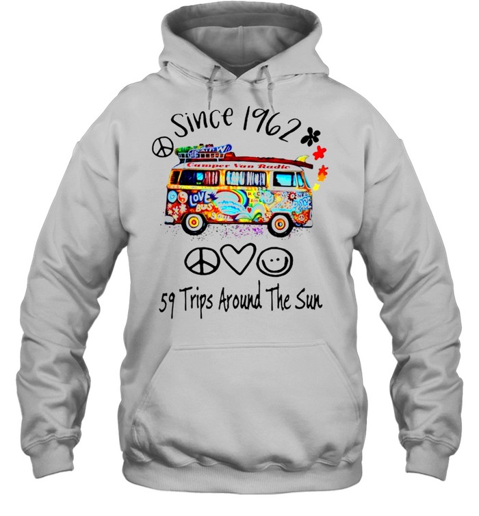 Since 1962 59 trips around the sun shirt Unisex Hoodie