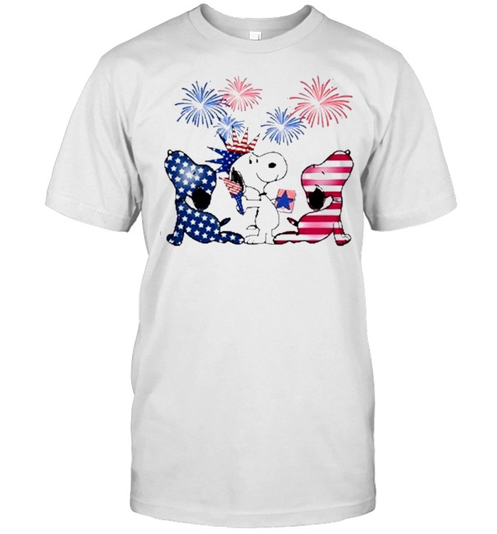 snoopy american 4th july independence day shirt Classic Men's T-shirt