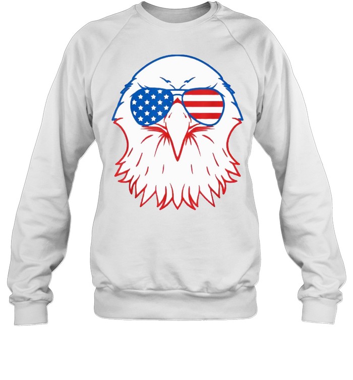 American Patriotic Eagle 4th Of July USA T- Unisex Sweatshirt