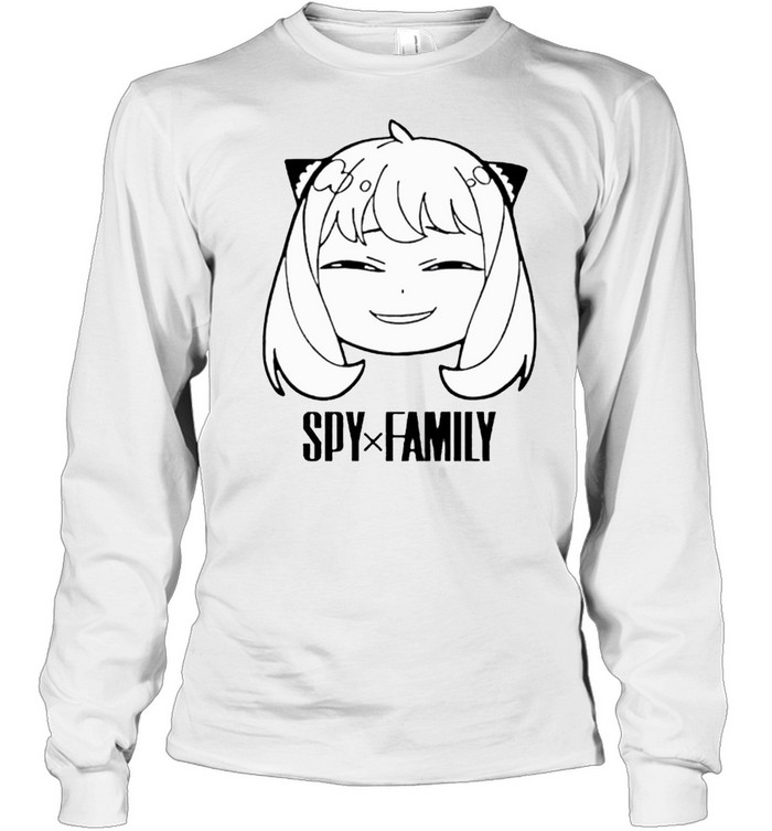 Anya’s smug face spy x family shirt Long Sleeved T-shirt