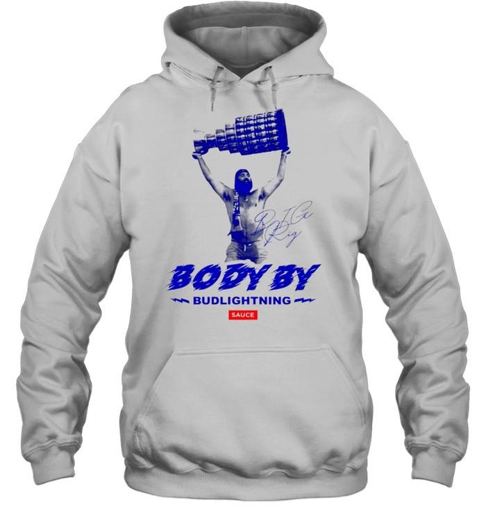 Body by bud lightning sauce shirt Unisex Hoodie