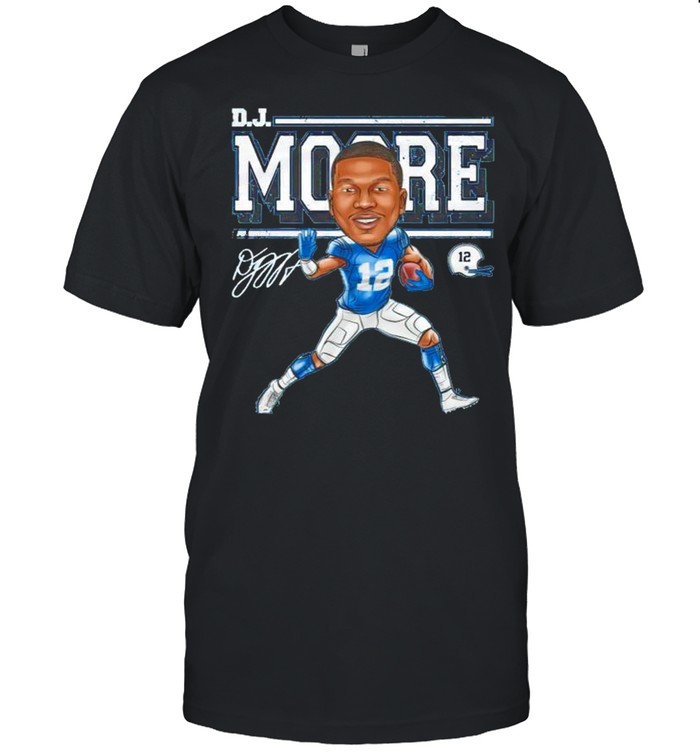 Carolina Panthers 2 D.J. Moore cartoon signature shirtCarolina Panthers 2 D.J. Moore cartoon signature shirt Classic Men's T-shirt