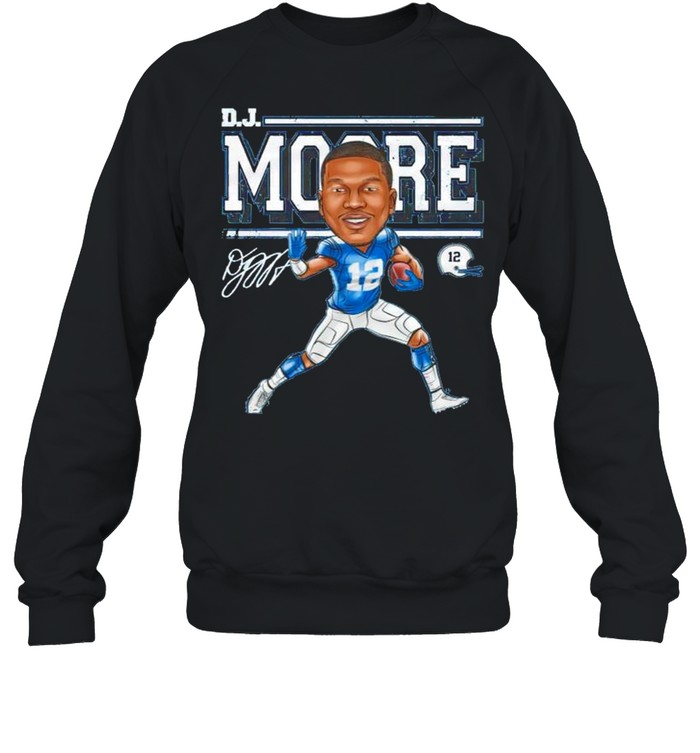 Carolina Panthers 2 D.J. Moore cartoon signature shirtCarolina Panthers 2 D.J. Moore cartoon signature shirt Unisex Sweatshirt