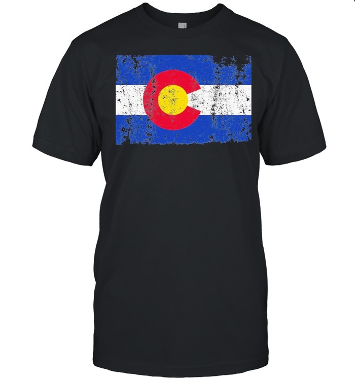 Colorado flag kids mom dad colorado day shirt Classic Men's T-shirt