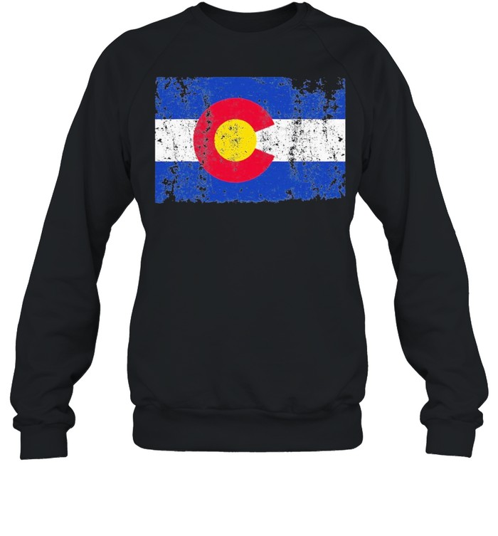 Colorado flag kids mom dad colorado day shirt Unisex Sweatshirt