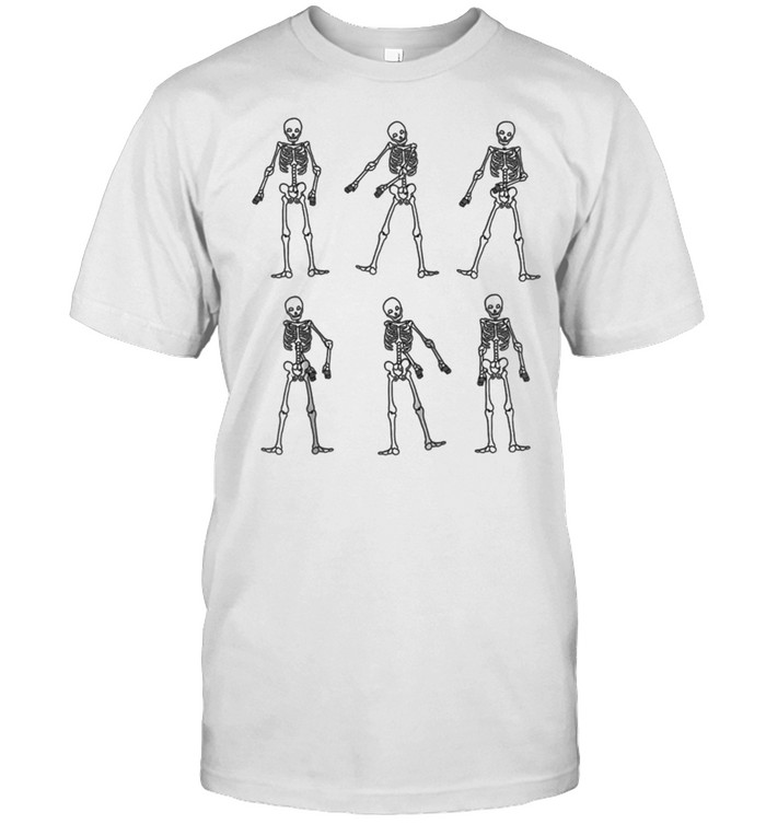 Cool Floss Dance Skeletons Cute Dancing Boys Girls shirt Classic Men's T-shirt