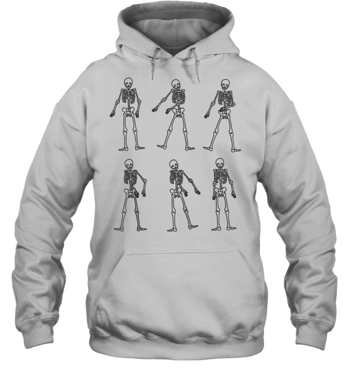 Cool Floss Dance Skeletons Cute Dancing Boys Girls shirt Unisex Hoodie