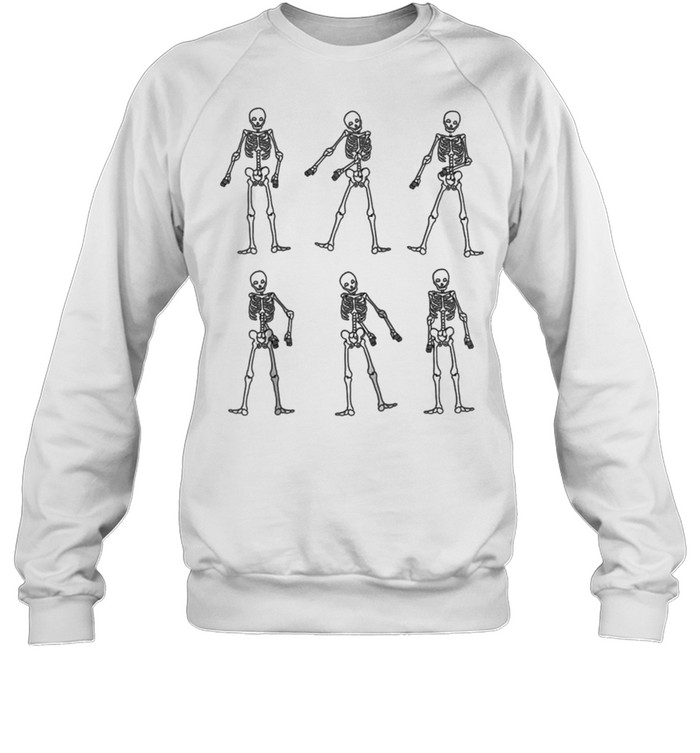 Cool Floss Dance Skeletons Cute Dancing Boys Girls shirt Unisex Sweatshirt