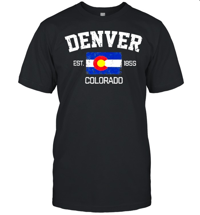 Denver Colorado Est 1858 Souvenir shirt Classic Men's T-shirt