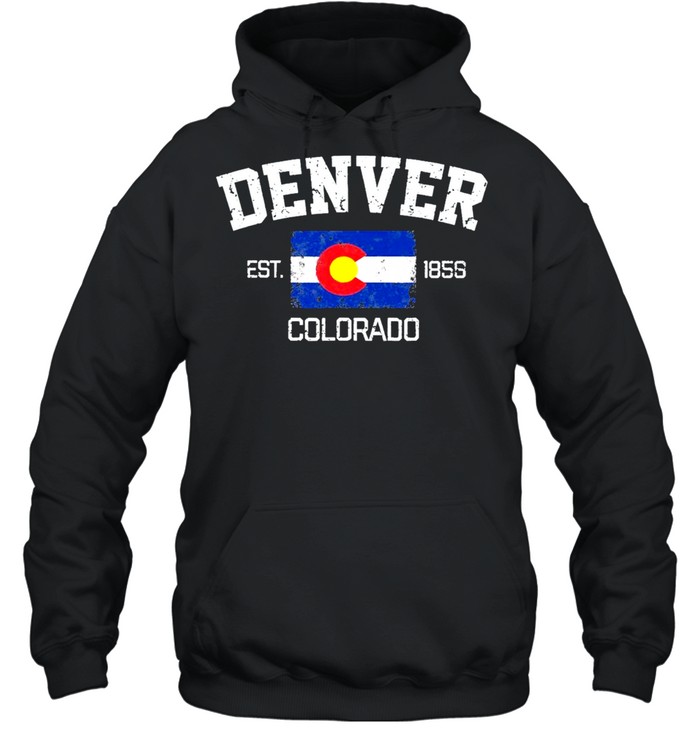 Denver Colorado Est 1858 Souvenir shirt Unisex Hoodie