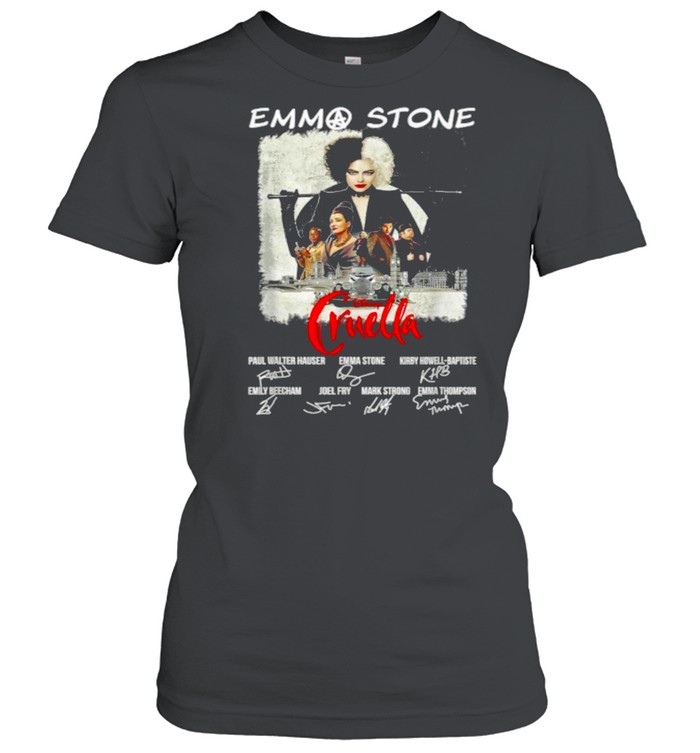 Emmas Stone Disney Cruella Signatures T- Classic Women's T-shirt