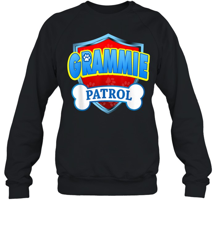 Grammie Patrol Dog Mom Dad dhirt Unisex Sweatshirt