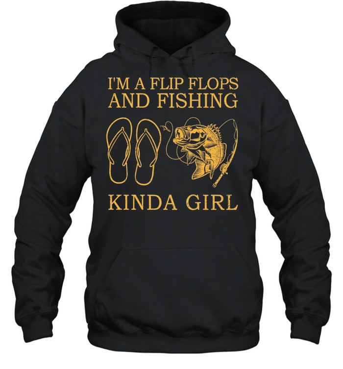 I Like Flip Flops And Fishing And Maybe 3 People shirt Unisex Hoodie