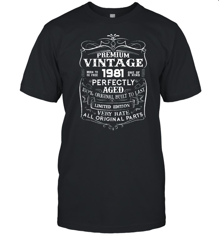 40 Years Old 1981 Vintage Classic 40th Birthday shirt Classic Men's T-shirt