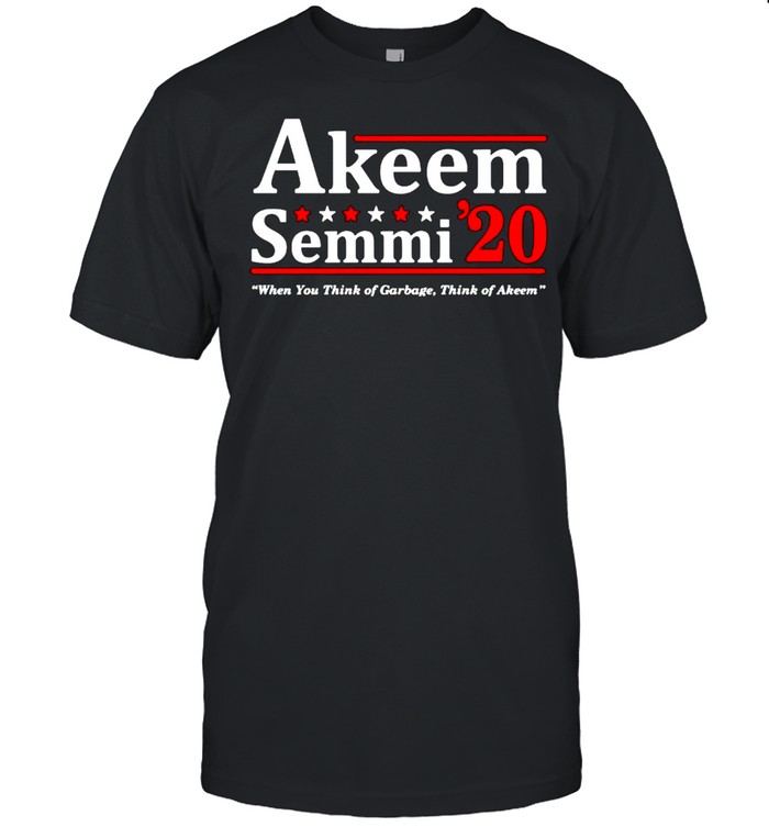 Akeem Semmi 2020 when you think of garbage think of akeem shirt Classic Men's T-shirt