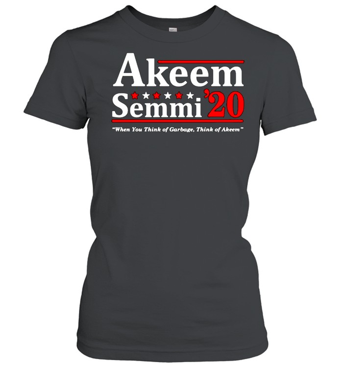 Akeem Semmi 2020 when you think of garbage think of akeem shirt Classic Women's T-shirt