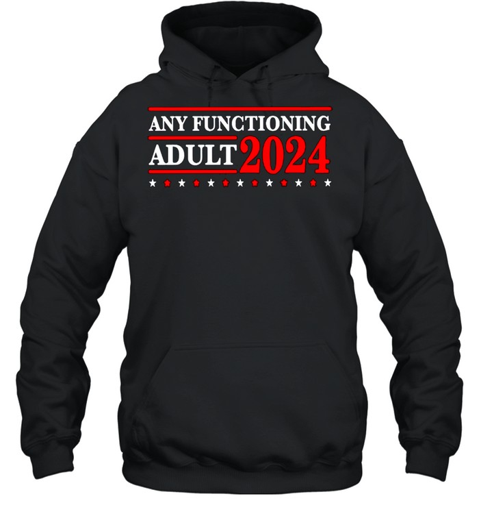 Any Functioning Adult 2024 shirt Unisex Hoodie