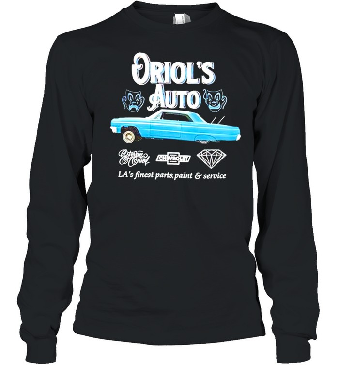 Oriol’s Auto LA’s finest parts paint and service shirt Long Sleeved T-shirt