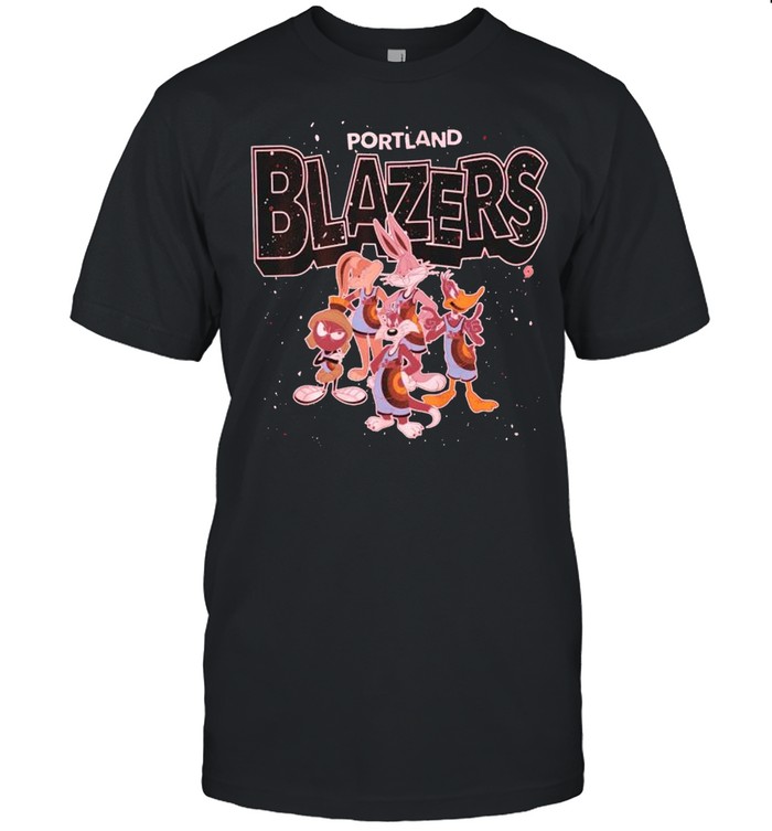 Portland Trail Blazers Space Jam 2 characters shirt