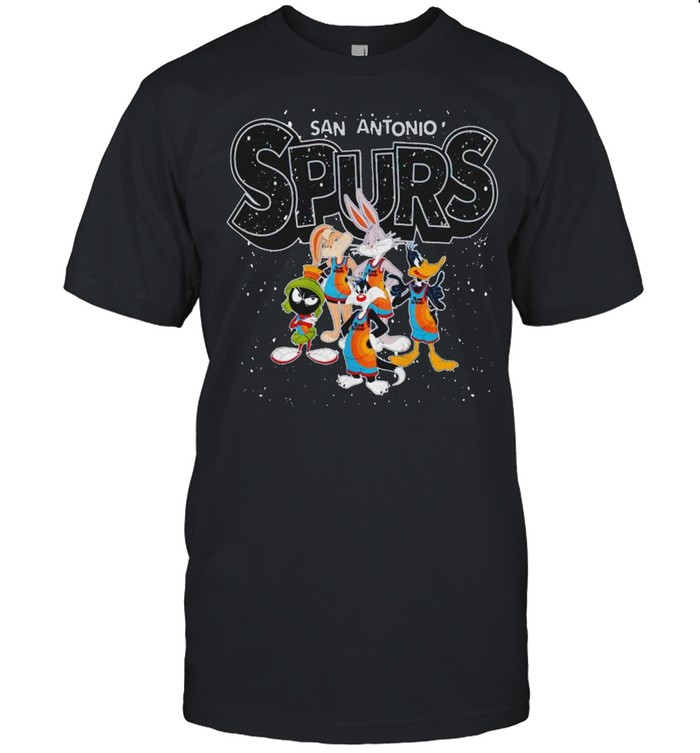 San Antonio Spurs Space Jam 2 characters shirt