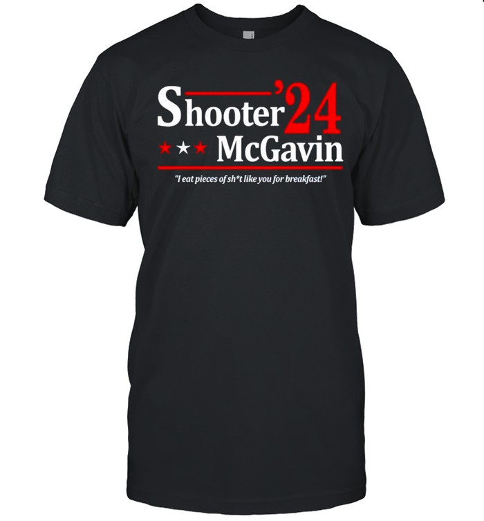 Shooter McGavin 2024 I eat pieces of shit like you for breakfast shirt Classic Men's T-shirt