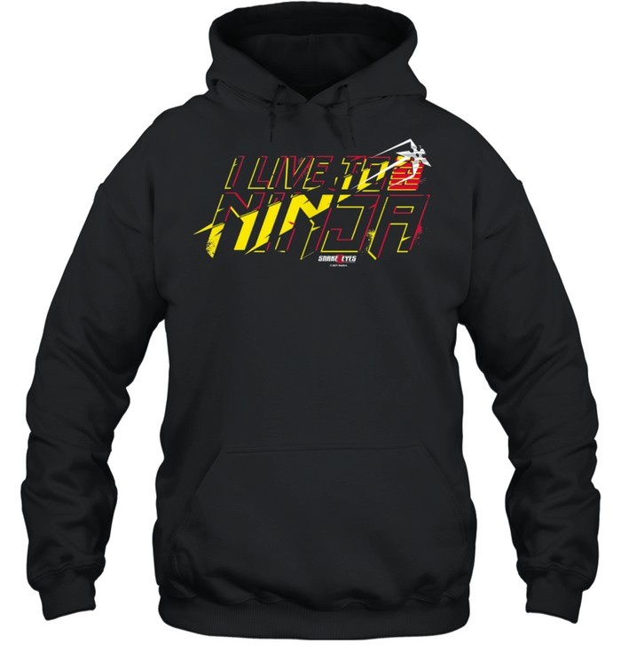 Snake Eyes I Live To Ninja shirt Unisex Hoodie