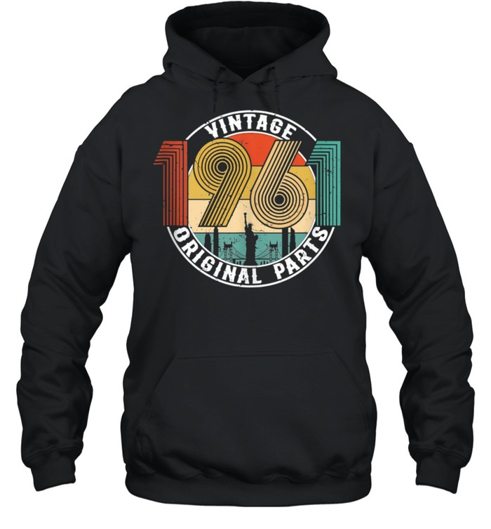 Vintage 1961 Original Parts 60 Years Old Birthday shirt Unisex Hoodie