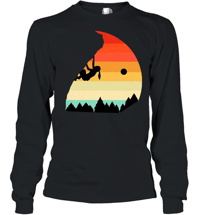 Vintage Rock Climbing shirt Long Sleeved T-shirt