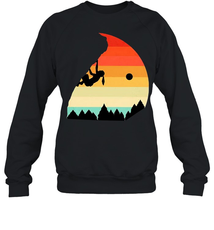 Vintage Rock Climbing shirt Unisex Sweatshirt