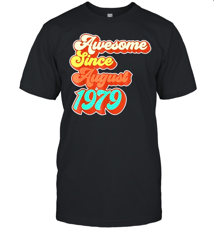 42th Birthday Awesome Since August 1979 Classic shirt Classic Men's T-shirt