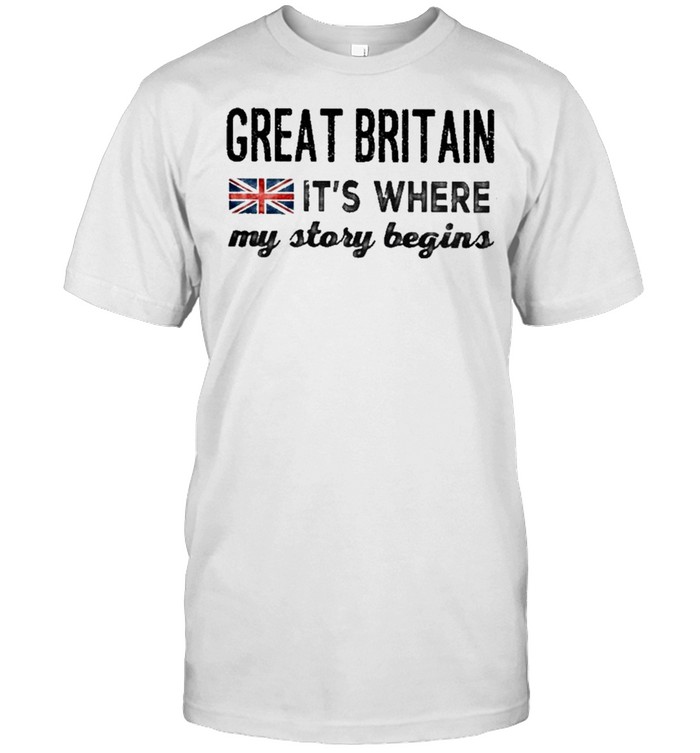 Great britain its where my story begins shirt Classic Men's T-shirt