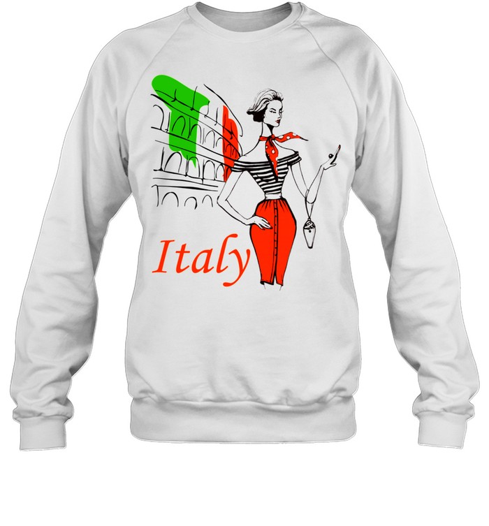 Italy, rome,women shirt Unisex Sweatshirt