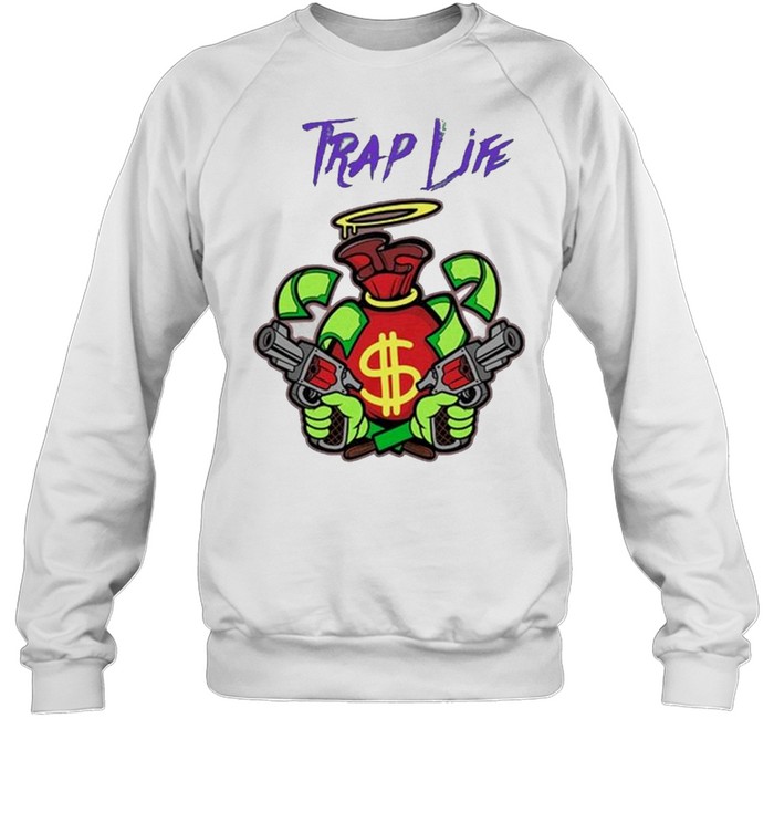 Trap Life Match Air Jordan 5 Retro What The shirt Unisex Sweatshirt