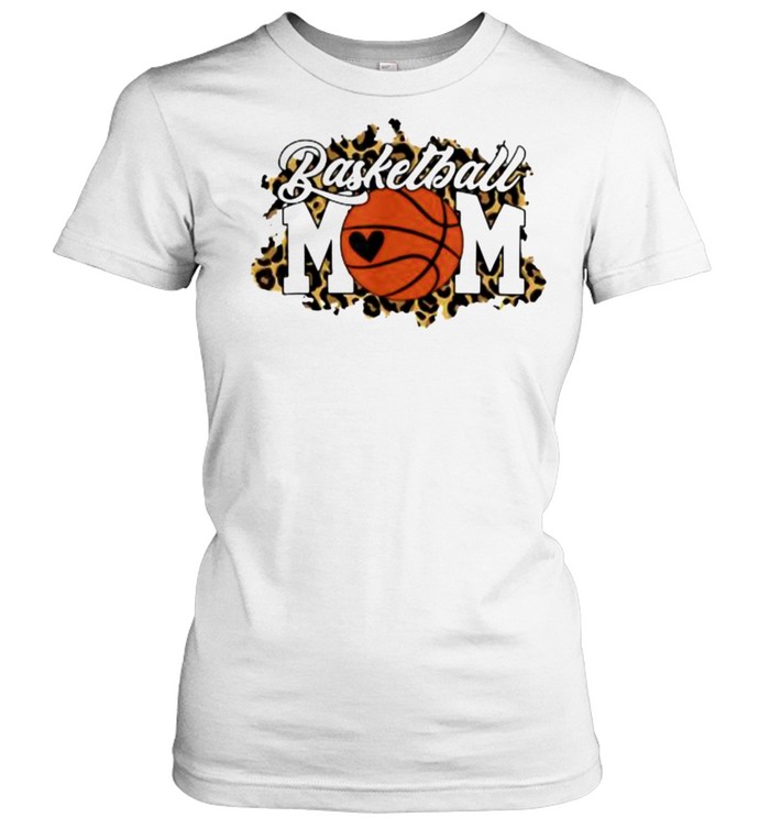 Basketball Mom Game Day Lepoard Classic Women's T-shirt