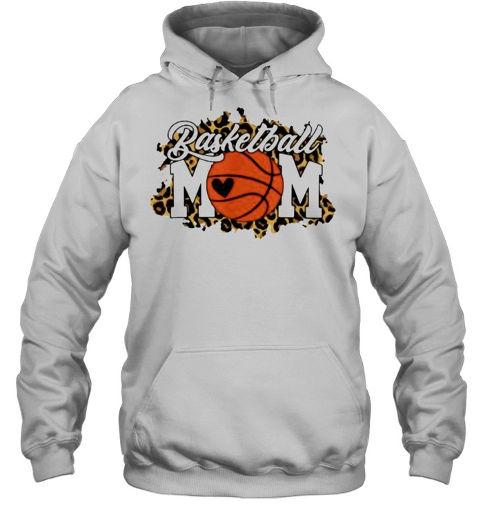 Basketball Mom Game Day Lepoard Unisex Hoodie