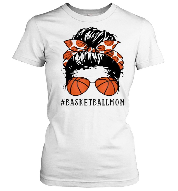 Basketball Mom Messy Bun Classic Women's T-shirt