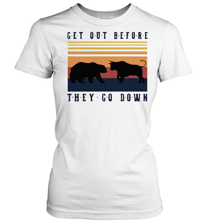 Bear And Buffalo Get Out Before They Go Down Classic Women's T-shirt