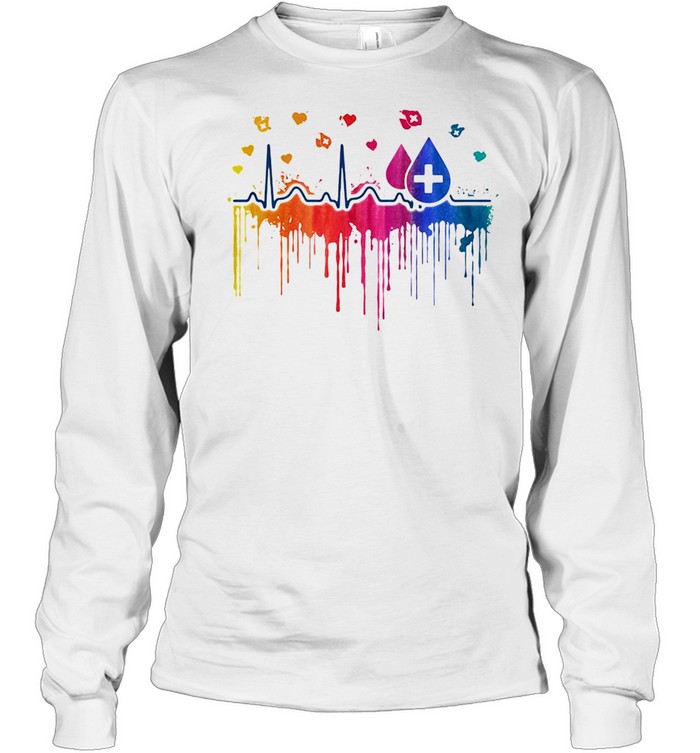 Beat Paint Proud Phlebotomist Long Sleeved T-shirt