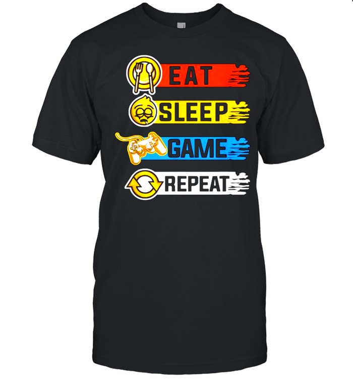 Eat Sleep Game Repeat Funny Video Games T- Classic Men's T-shirt