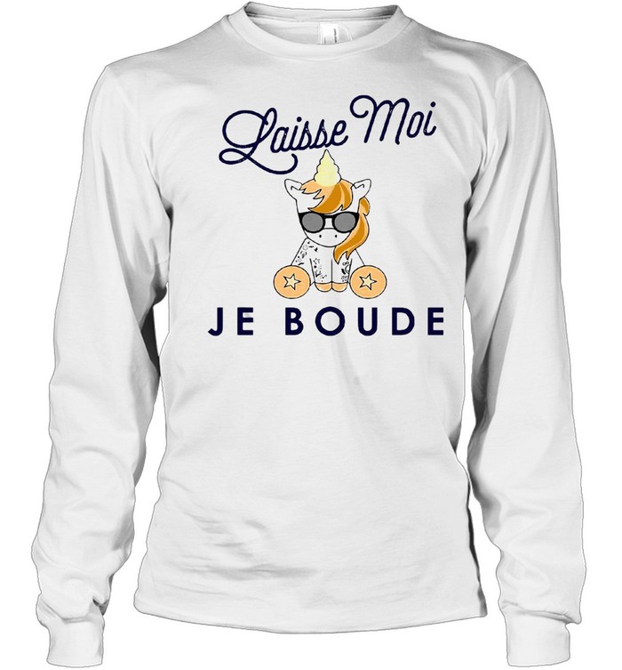 Unicorns Laisse Moi Je Boude T-shirt Long Sleeved T-shirt