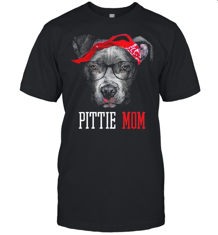 Pittie Mom Pitbull Dog Lovers Cute shirt Classic Men's T-shirt