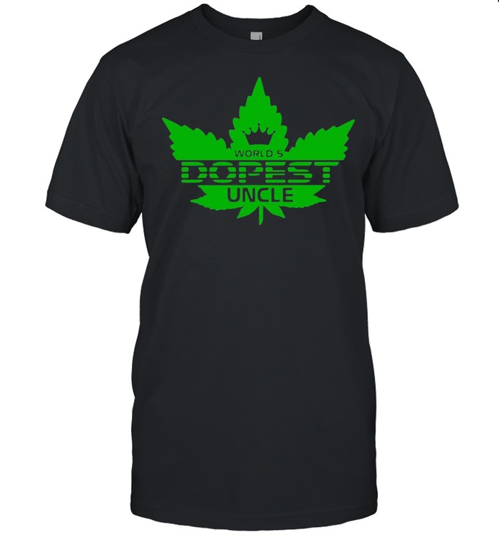 Weed World’s Dopest Uncle  Classic Men's T-shirt
