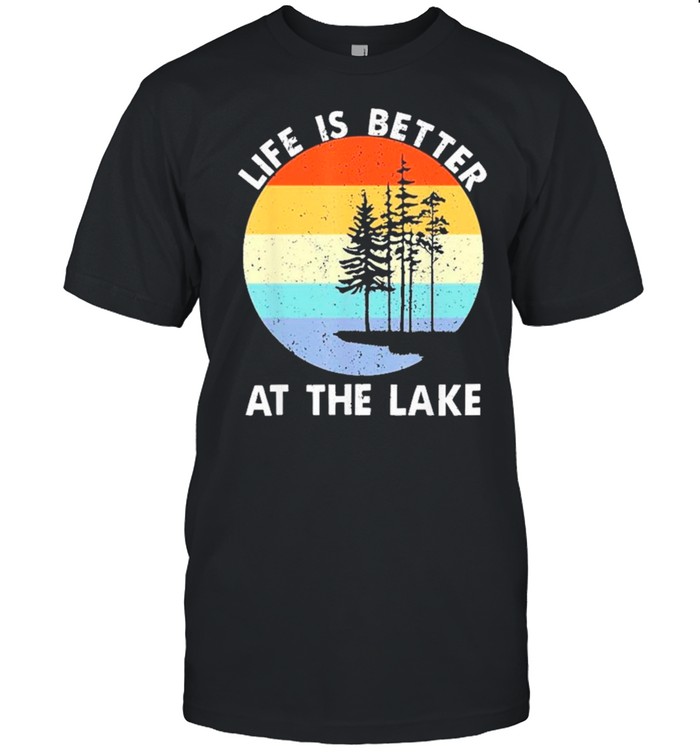 life is better at the lake vintage lake life shirt Classic Men's T-shirt