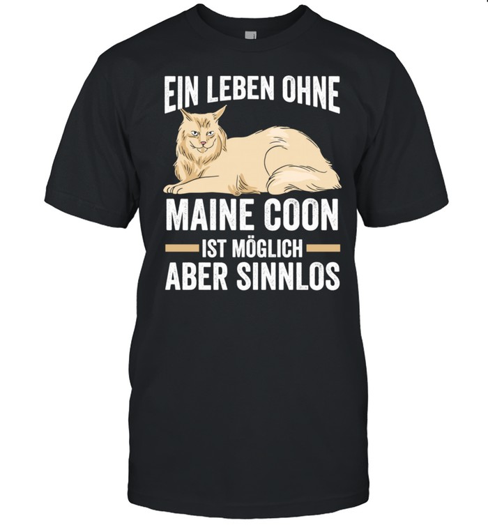 Maine Coon Katzendame Katzenhalter shirt