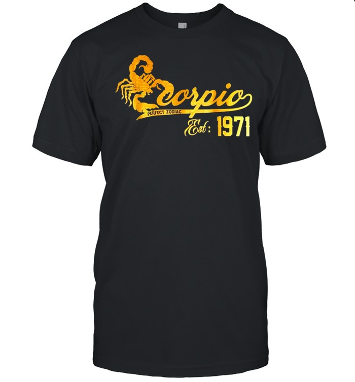 Scorpio 1971 perfect zodiac shirt Classic Men's T-shirt
