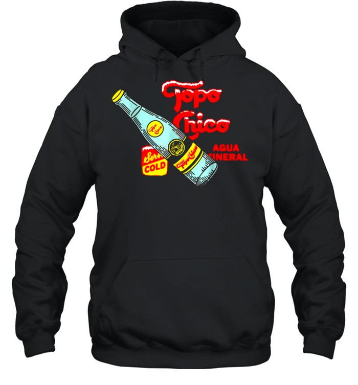 Graphic Topo-Chico Agua Uneral Lime Design Arts Bottled Waters  Unisex Hoodie