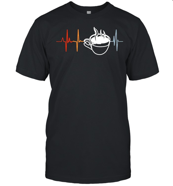 Heartbeat Coffee T-shirt Classic Men's T-shirt