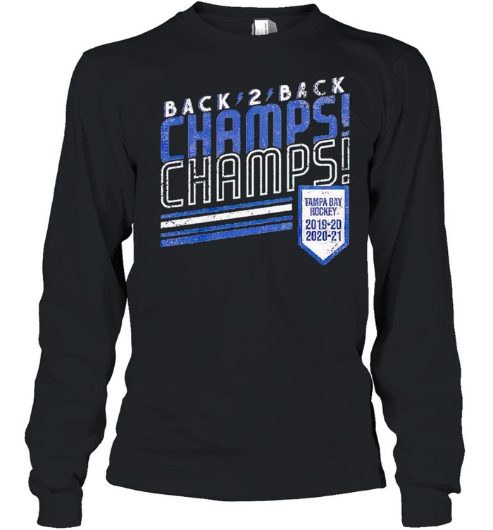 Tampa Bay Lightning Back 2 Back Champs Champs Shirt T Shirt Classic