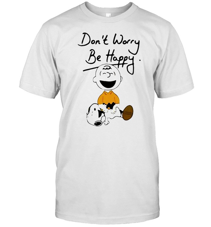 Snoopy and Charlie Brown don’t happy be happy shirt Classic Men's T-shirt